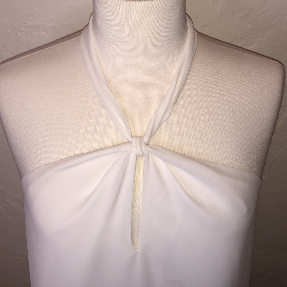 Mixology This is Love Decker White Front Cross Dress Women’s Size Small - Picture 2 of 8